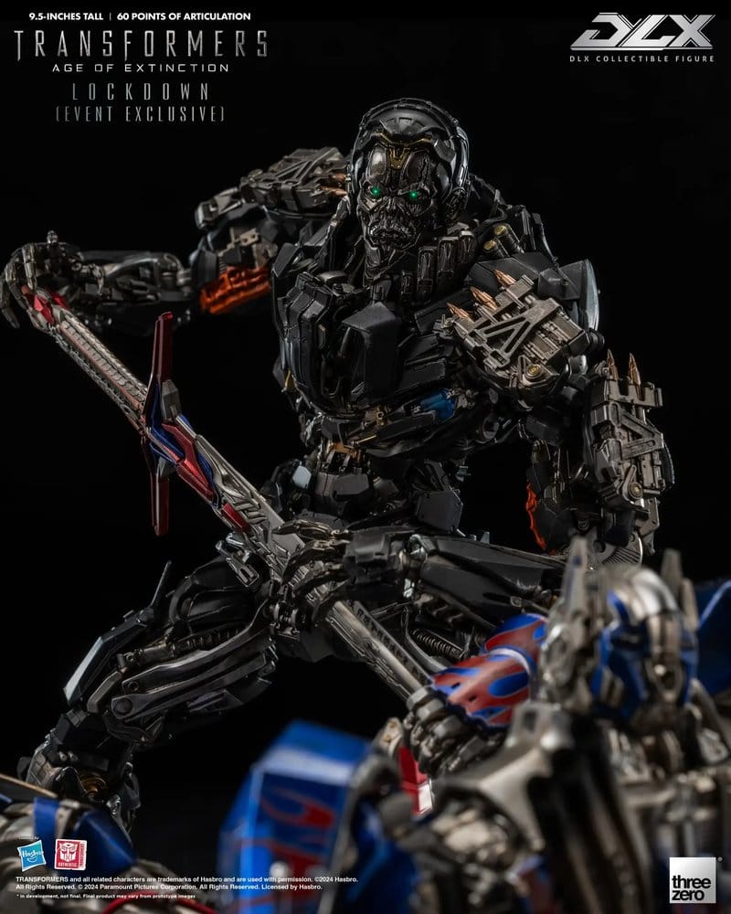 Transformers: Age of Extinction DLX actionfigur 1/6 Lockdown 24 cm heo Exclusive