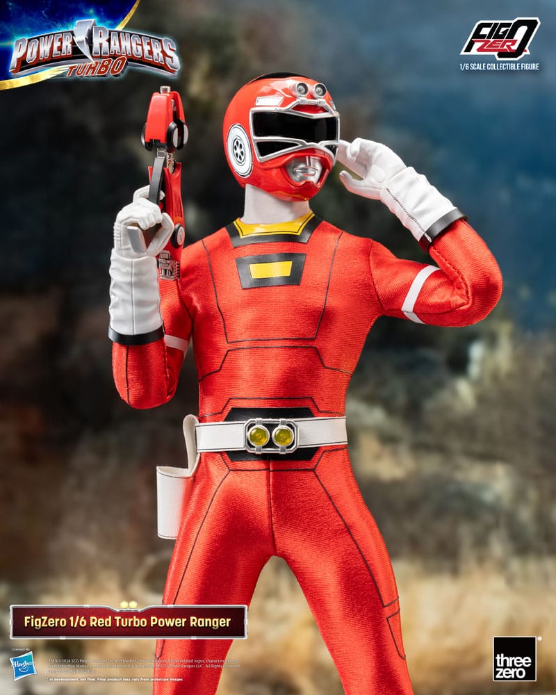 Power Rangers Turbo FigZero Action Figur 1/6 Red Turbo Power Ranger 30 cm ThreeZero