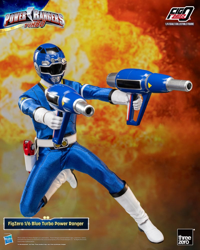 Power Rangers Turbo FigZero Action Figur 1/6 Blue Turbo Power Ranger 30 cm ThreeZero