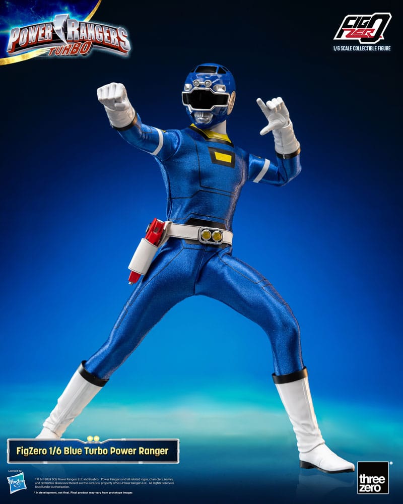 Power Rangers Turbo FigZero Action Figur 1/6 Blue Turbo Power Ranger 30 cm ThreeZero