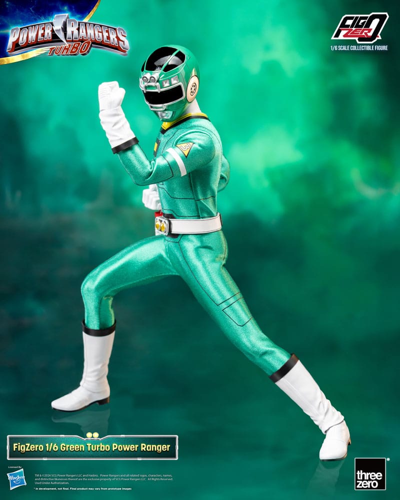 Power Rangers Turbo FigZero Action Figur 1/6 Green Turbo Power Ranger 30 cm ThreeZero