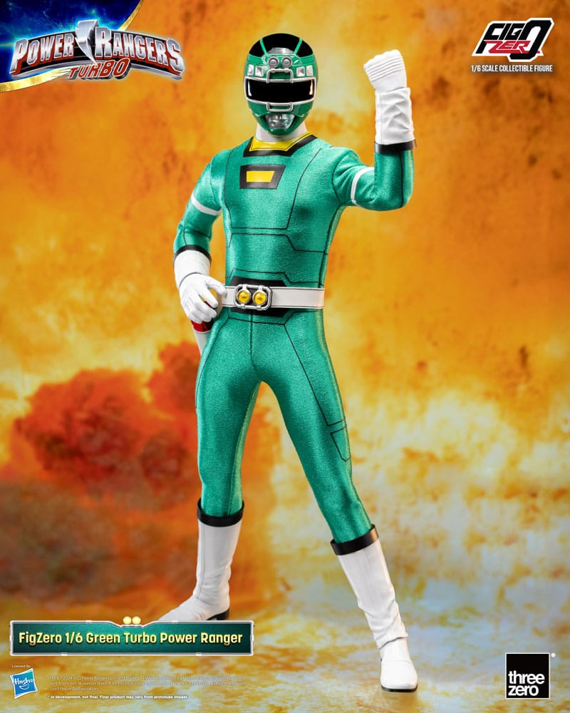 Power Rangers Turbo FigZero Action Figur 1/6 Green Turbo Power Ranger 30 cm ThreeZero