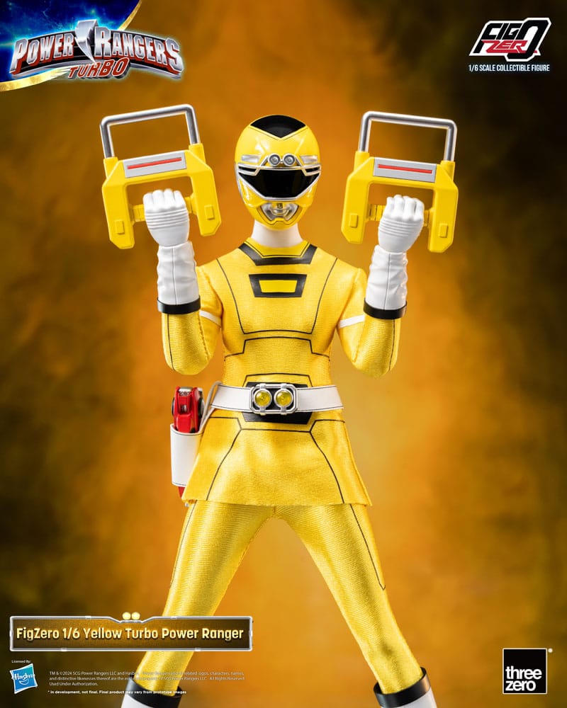 Power Rangers Turbo FigZero Action Figur 1/6 Yellow Turbo Power Ranger 30 cm ThreeZero