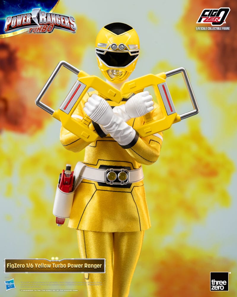 Power Rangers Turbo FigZero Action Figur 1/6 Yellow Turbo Power Ranger 30 cm ThreeZero