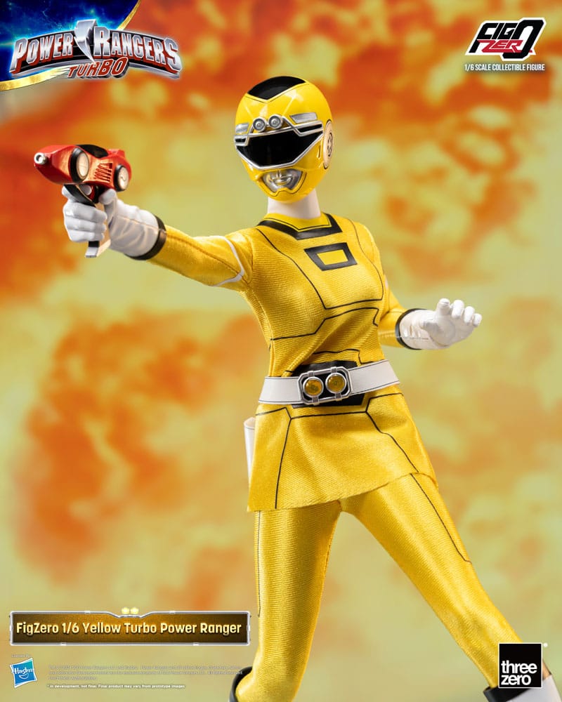Power Rangers Turbo FigZero Action Figur 1/6 Yellow Turbo Power Ranger 30 cm ThreeZero