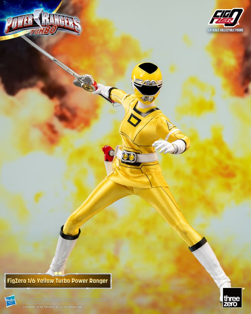 Power Rangers Turbo FigZero Action Figur 1/6 Yellow Turbo Power Ranger 30 cm ThreeZero