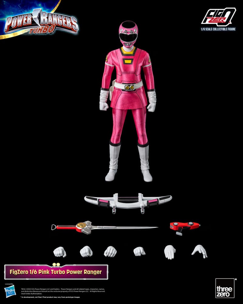 Power Rangers Turbo FigZero Action Figur 1/6 Pink Turbo Power Ranger 30 cm ThreeZero