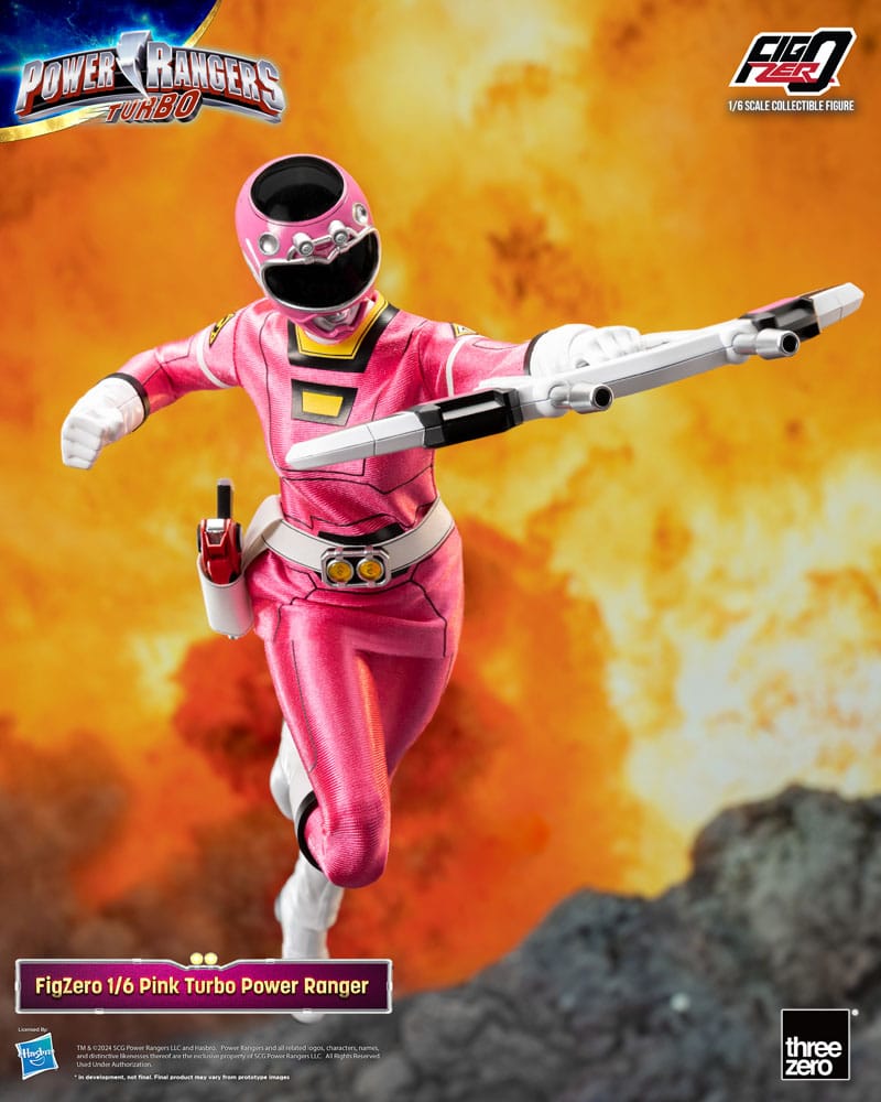 Power Rangers Turbo FigZero Action Figur 1/6 Pink Turbo Power Ranger 30 cm ThreeZero