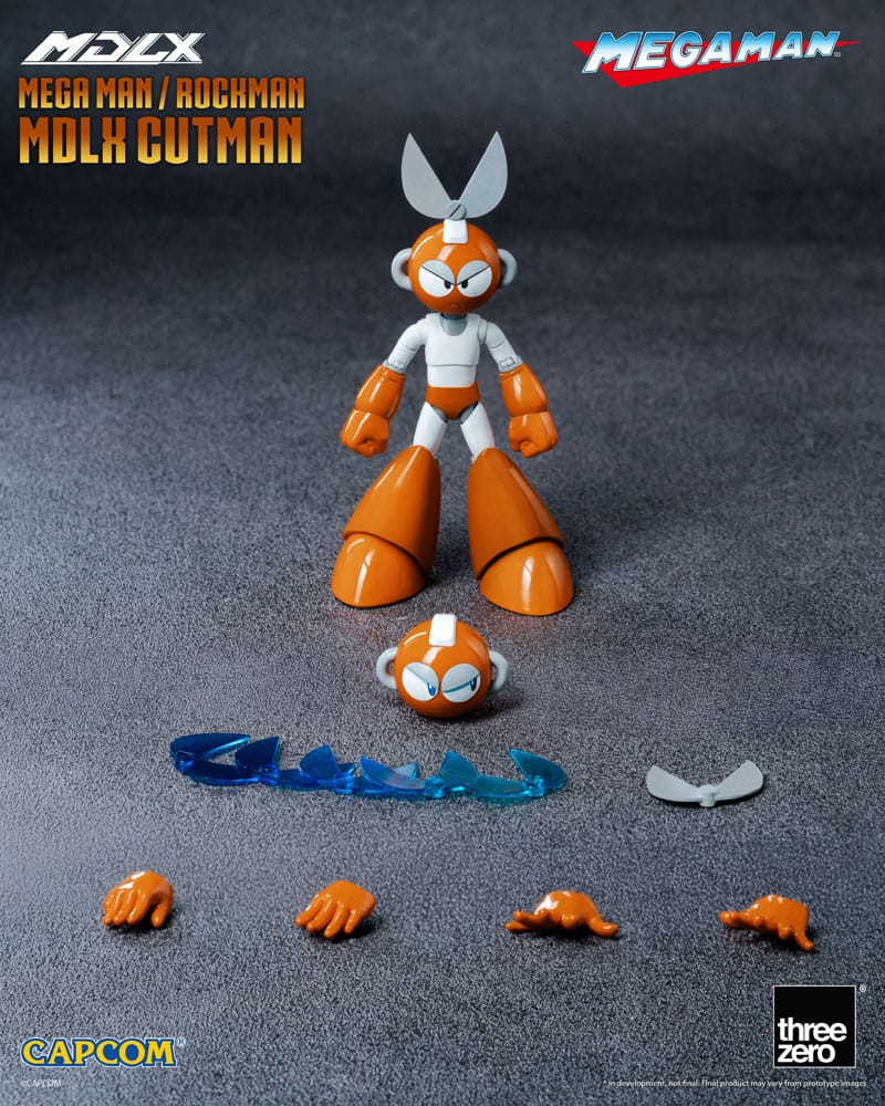 Mega Man MDLX Actionfigur Rockman / Mega Man Cutman 12 cm ThreeZero