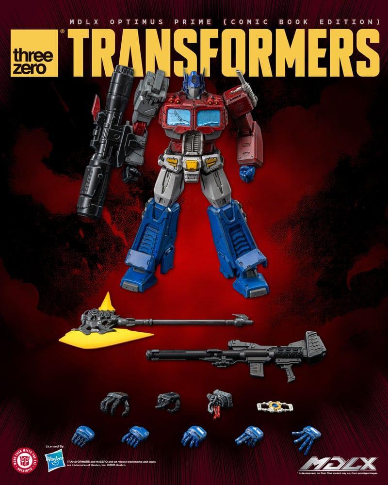 Transformers MDLX Action Figur Optimus Prime (Comic Book Edition) 18 cm ThreeZero