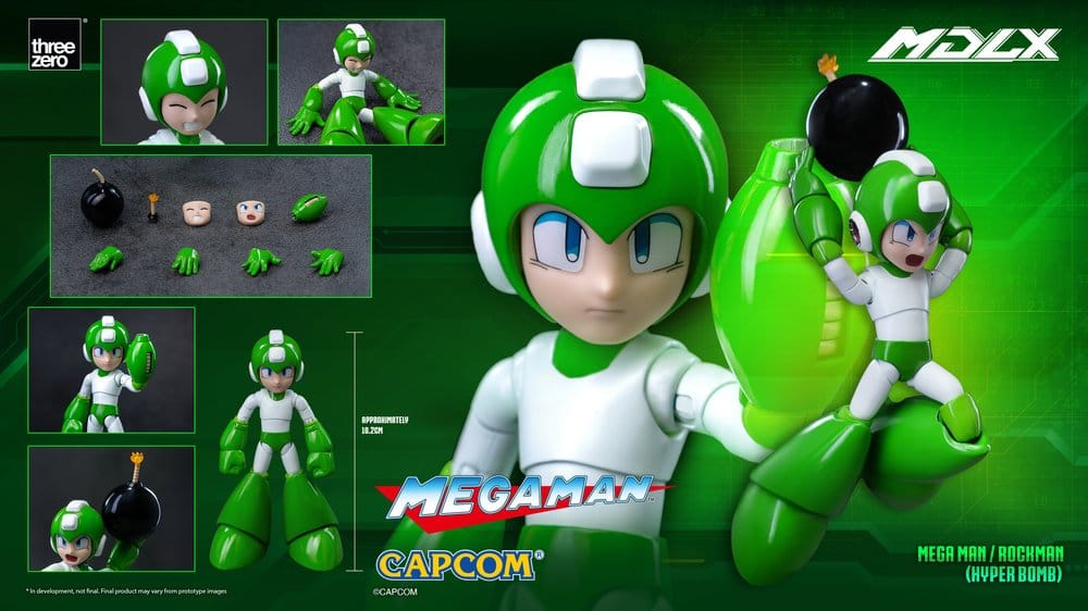 Mega Man MDLX Action Figur Mega Man / Rockman (Hyper Bomb) 10 cm