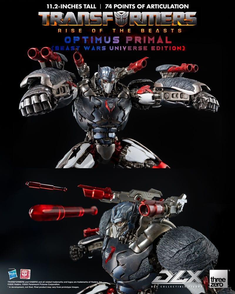 Transformers: Rise of the Beasts DLX Action Figur Optimus Primal (Beast Wars Universe Edition) 29 cm ThreeZero