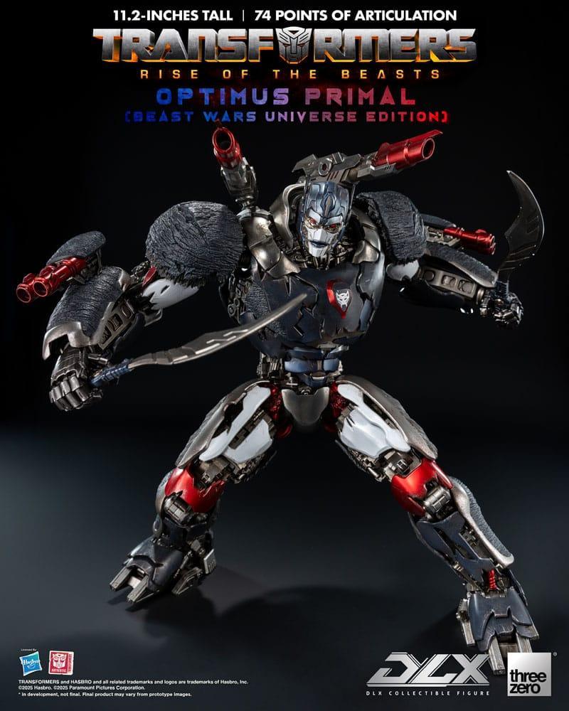 Transformers: Rise of the Beasts DLX Action Figur Optimus Primal (Beast Wars Universe Edition) 29 cm ThreeZero