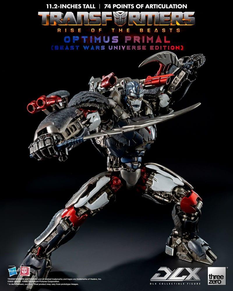 Transformers: Rise of the Beasts DLX Action Figur Optimus Primal (Beast Wars Universe Edition) 29 cm ThreeZero