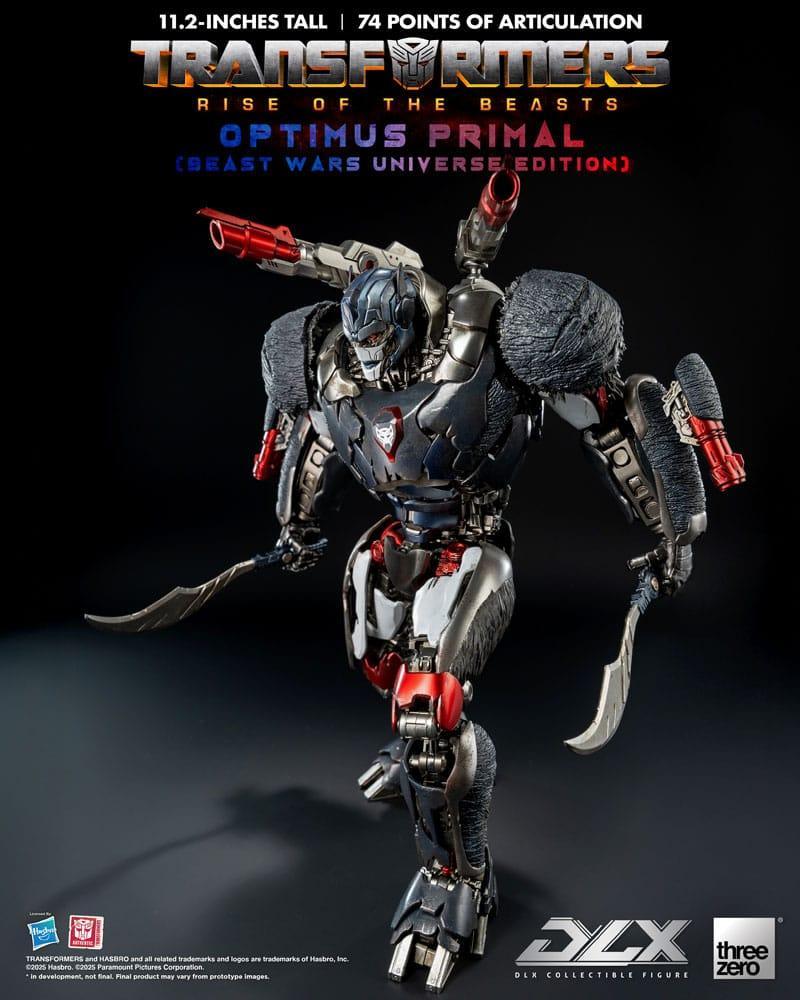 Transformers: Rise of the Beasts DLX Action Figur Optimus Primal (Beast Wars Universe Edition) 29 cm ThreeZero