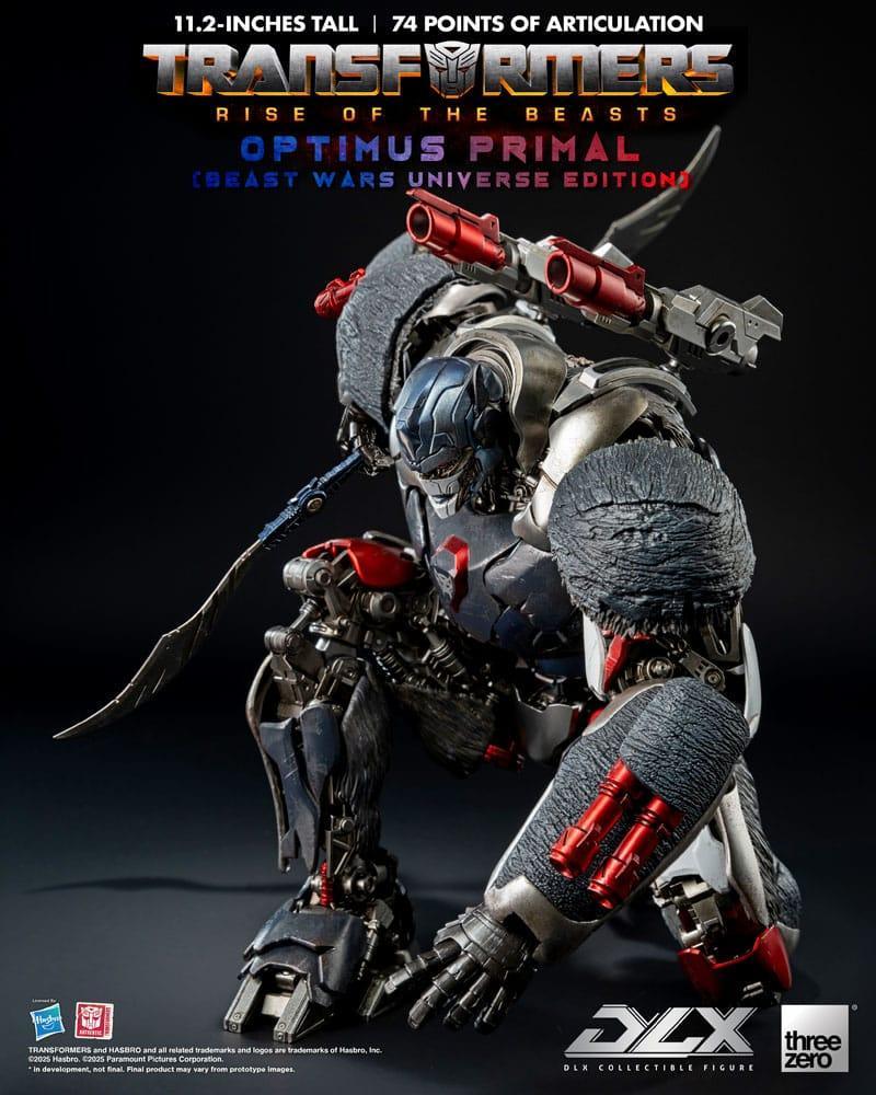 Transformers: Rise of the Beasts DLX Action Figur Optimus Primal (Beast Wars Universe Edition) 29 cm ThreeZero