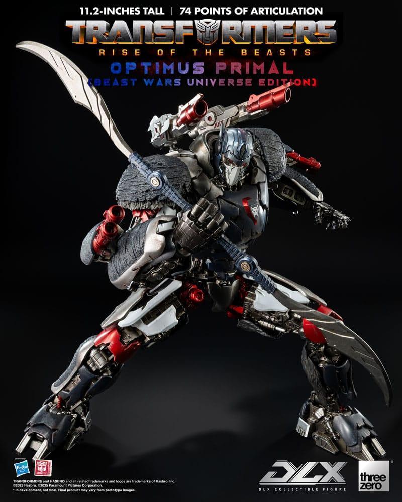 Transformers: Rise of the Beasts DLX Action Figur Optimus Primal (Beast Wars Universe Edition) 29 cm ThreeZero