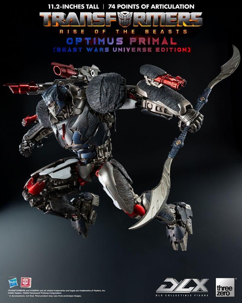 Transformers: Rise of the Beasts DLX Action Figur Optimus Primal (Beast Wars Universe Edition) 29 cm ThreeZero