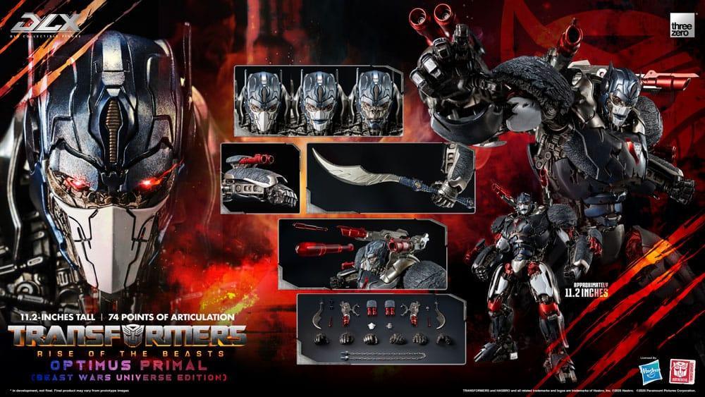 Transformers: Rise of the Beasts DLX Action Figur Optimus Primal (Beast Wars Universe Edition) 29 cm ThreeZero