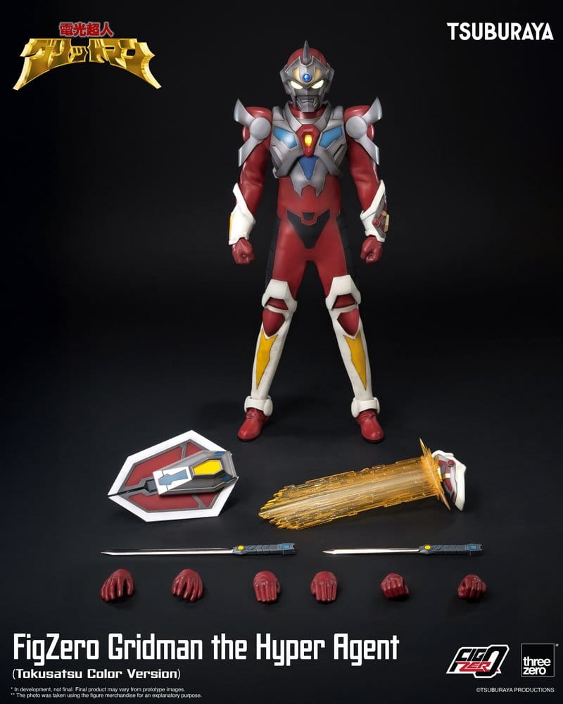 Gridman the Hyper Agent FigZero Action Figur Gridman (Tokusatsu Color Version) 30 cm