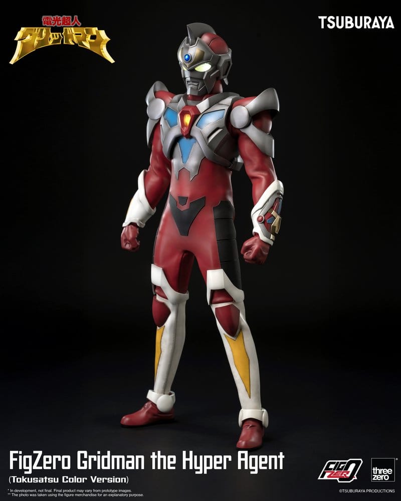 Gridman Hyperagent FigZero Actionfigur Gridman (Tokusatsu Färgversion) 30 cm