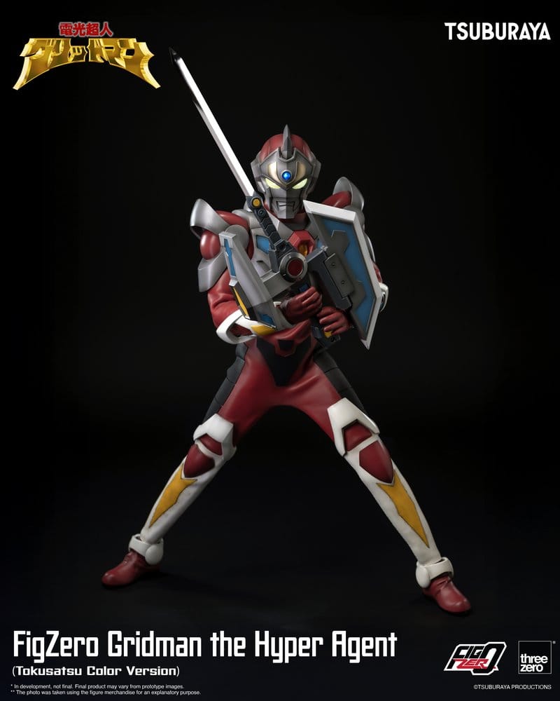 Gridman Hyperagent FigZero Actionfigur Gridman (Tokusatsu Färgversion) 30 cm