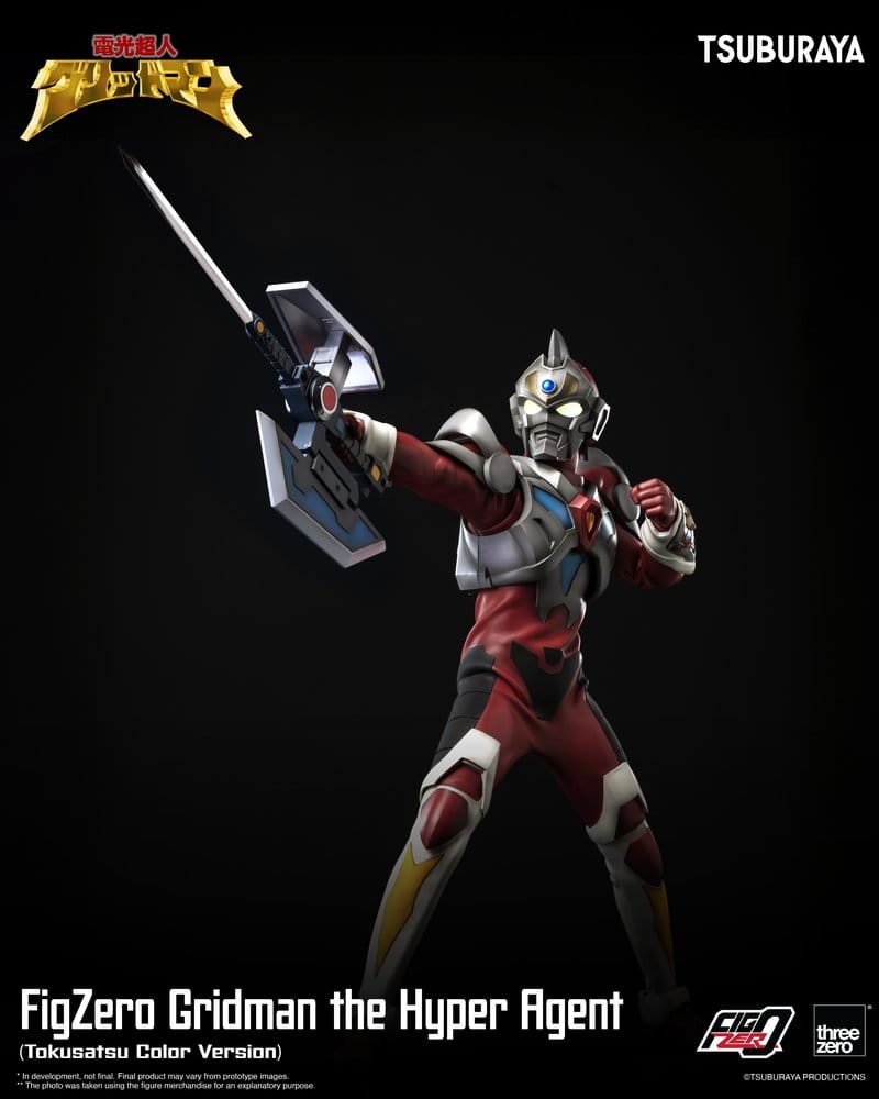 Gridman Hyperagent FigZero Actionfigur Gridman (Tokusatsu Färgversion) 30 cm