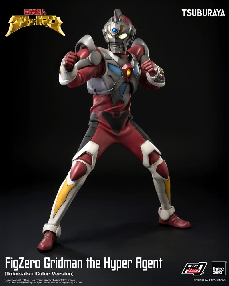 Gridman Hyperagent FigZero Actionfigur Gridman (Tokusatsu Färgversion) 30 cm