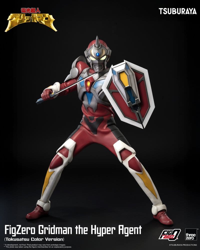 Gridman Hyperagent FigZero Actionfigur Gridman (Tokusatsu Färgversion) 30 cm