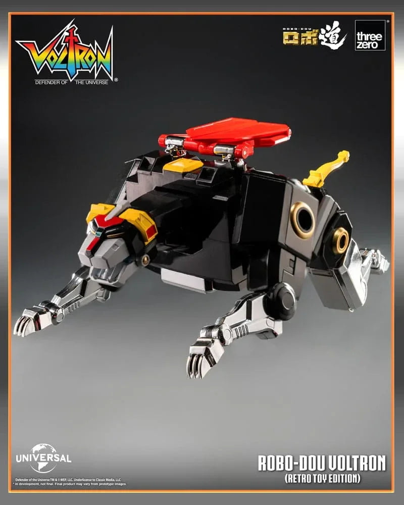 Voltron: Defender of the Universe Robo-Dou Action Figur Voltron Retro Toy Edition 27 cm ThreeZero