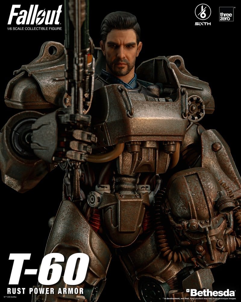 Fallout Action Figure 1/6 T-60 Rust Power Armor