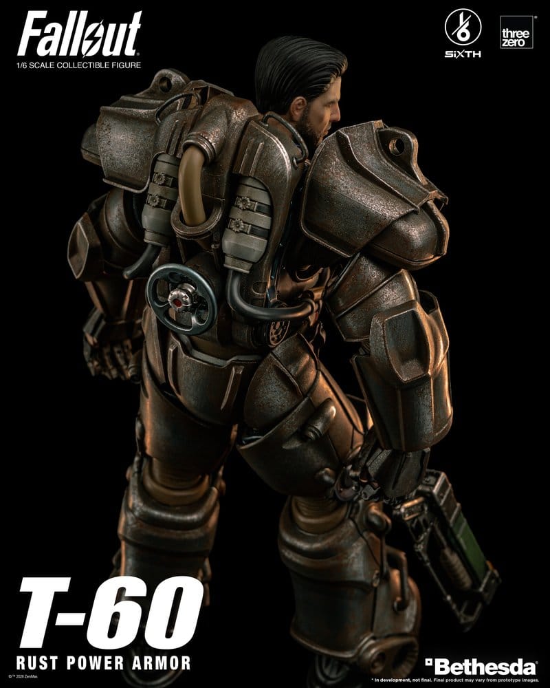 Fallout Action Figure 1/6 T-60 Rust Power Armor