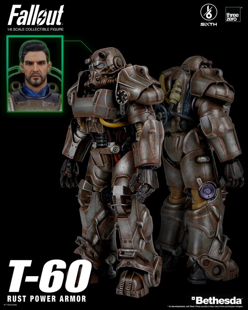 Fallout Action Figure 1/6 T-60 Rust Power Armor