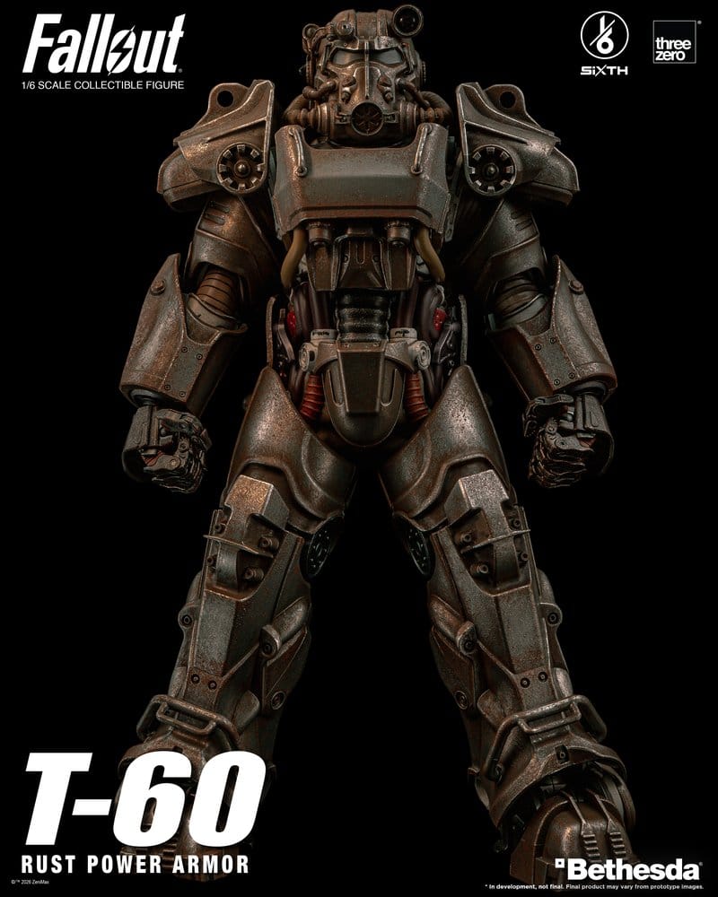 Fallout Action Figure 1/6 T-60 Rust Power Armor