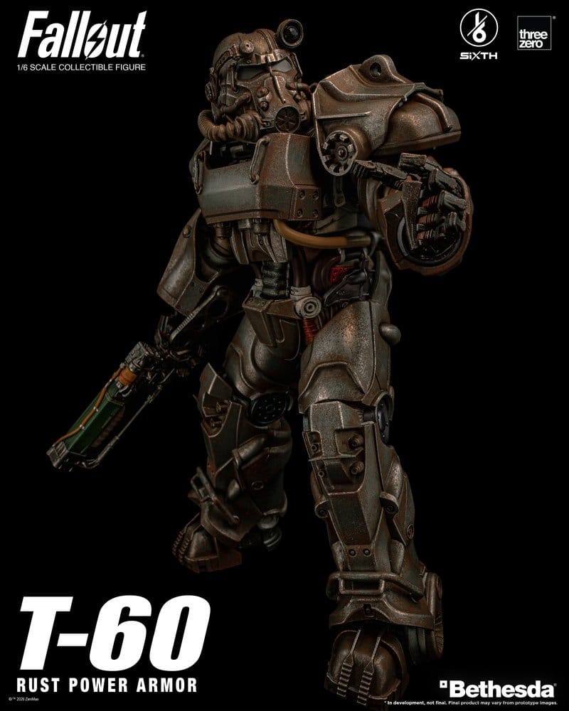 Fallout Action Figure 1/6 T-60 Rust Power Armor