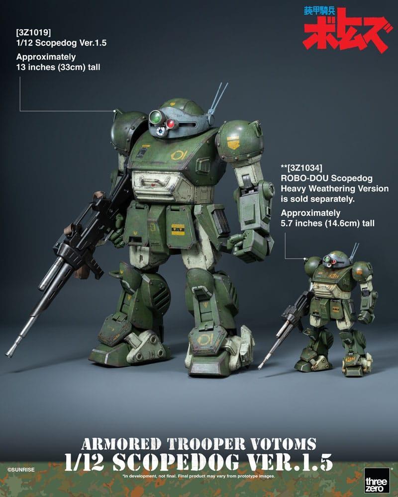 Armored Trooper Votoms Robo-Dou Action Figur Strikedog 16 cm ThreeZero
