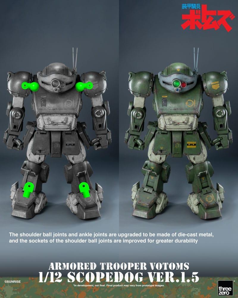 Armored Trooper Votoms Robo-Dou Action Figur Strikedog 16 cm ThreeZero