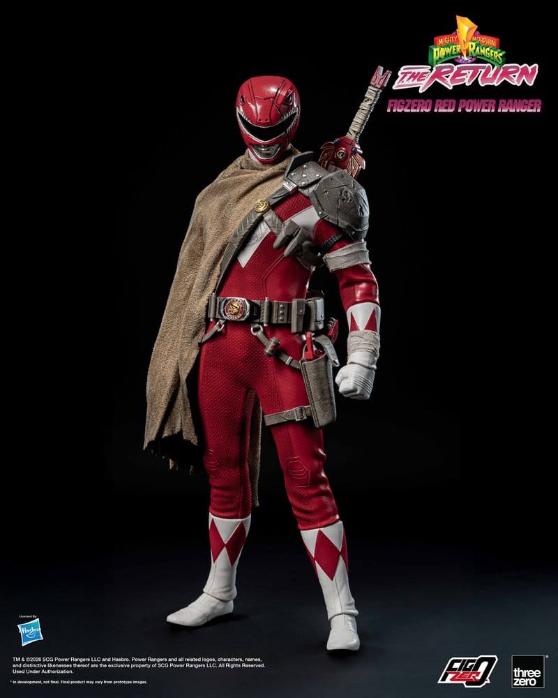 Mighty Morphin Power Rangers: The Return FigZero Action Figur 1/6 Red Power Ranger 31 cm