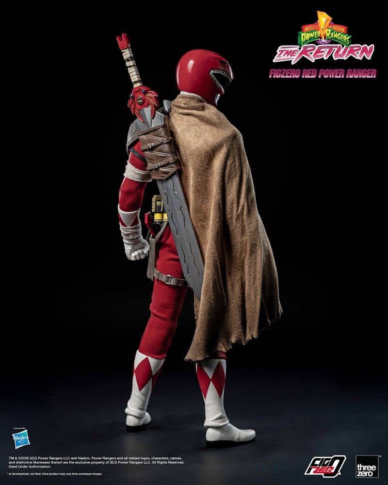 Mighty Morphin Power Rangers: The Return FigZero Actionfigur 1/6 Röd Power Ranger 31 cm