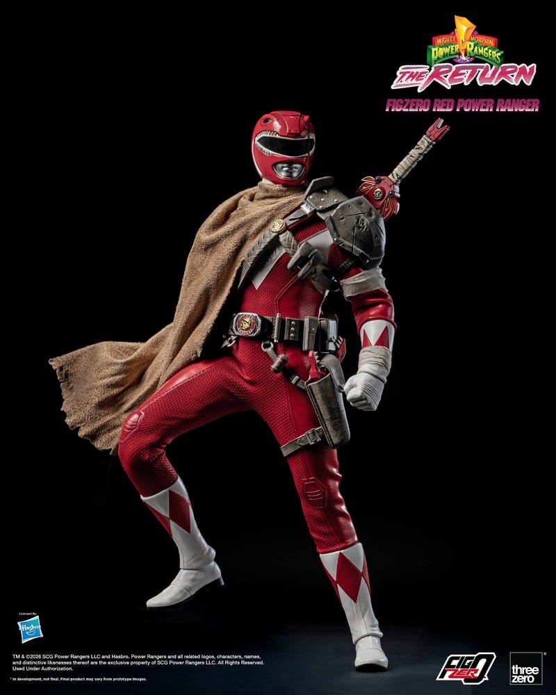 Mighty Morphin Power Rangers: The Return FigZero Actionfigur 1/6 Röd Power Ranger 31 cm
