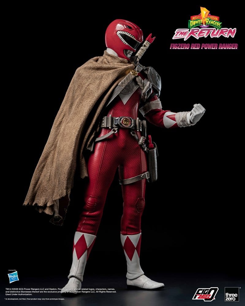 Mighty Morphin Power Rangers: The Return FigZero Actionfigur 1/6 Röd Power Ranger 31 cm