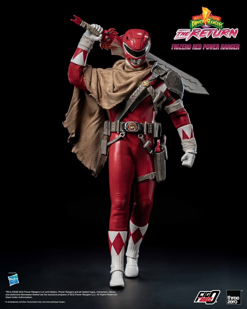 Mighty Morphin Power Rangers: The Return FigZero Actionfigur 1/6 Röd Power Ranger 31 cm