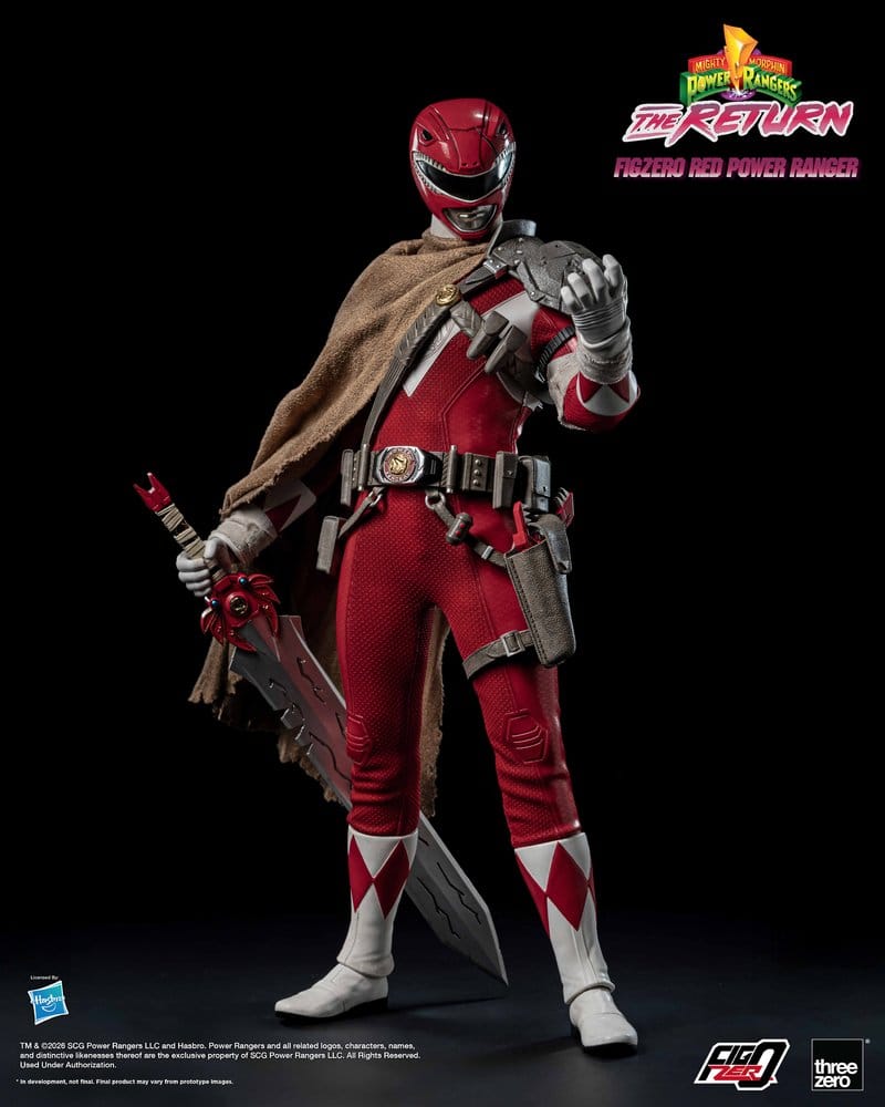 Mighty Morphin Power Rangers: The Return FigZero Actionfigur 1/6 Röd Power Ranger 31 cm