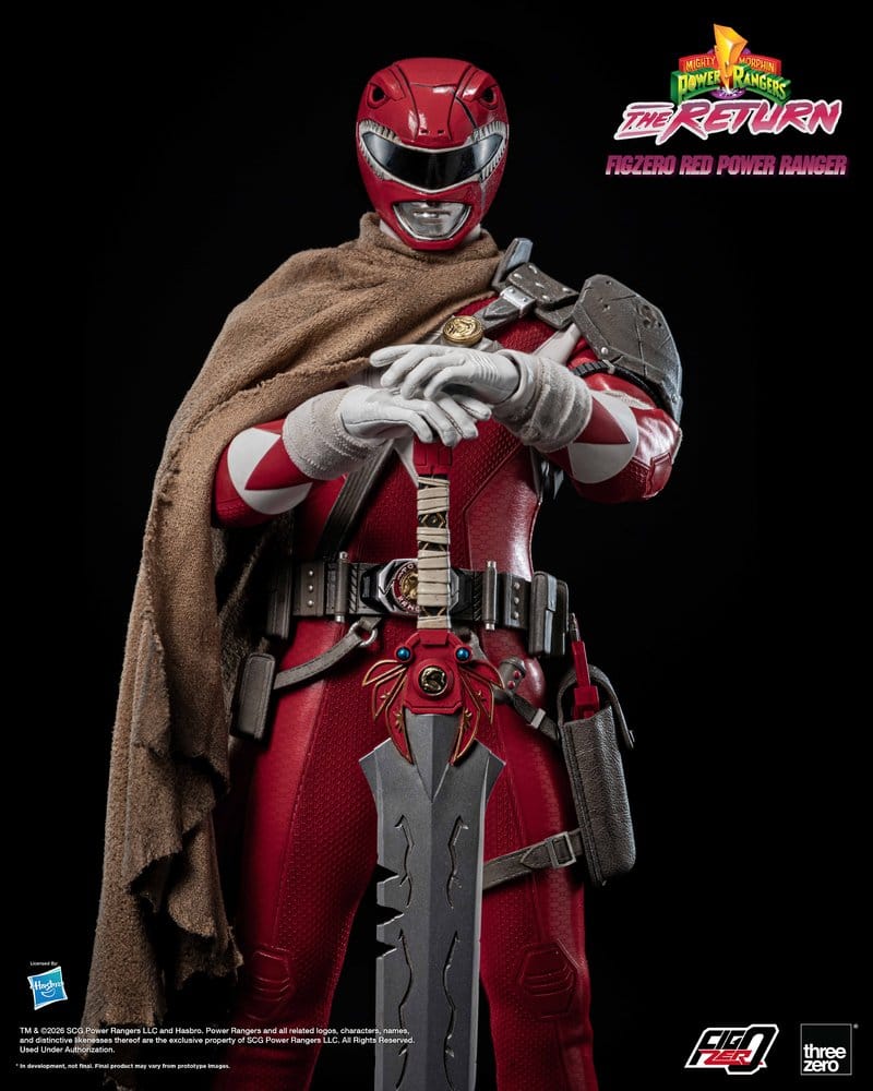 Mighty Morphin Power Rangers: The Return FigZero Actionfigur 1/6 Röd Power Ranger 31 cm