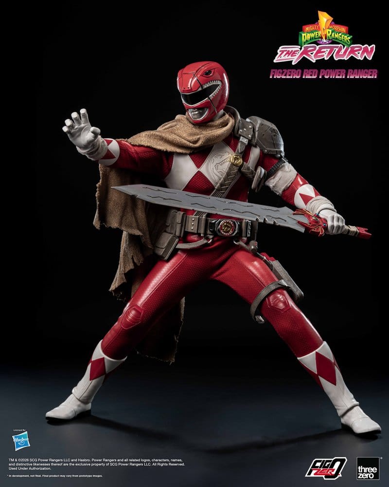 Mighty Morphin Power Rangers: The Return FigZero Actionfigur 1/6 Röd Power Ranger 31 cm