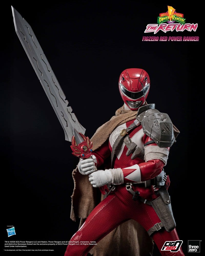Mighty Morphin Power Rangers: The Return FigZero Actionfigur 1/6 Röd Power Ranger 31 cm