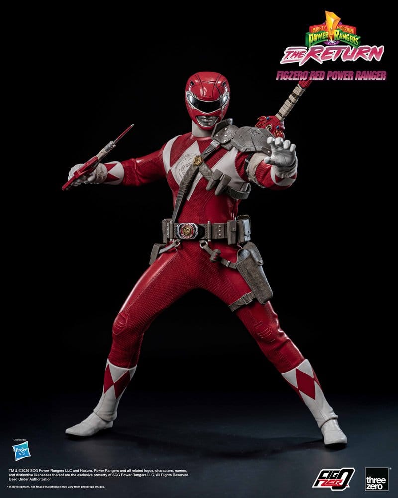 Mighty Morphin Power Rangers: The Return FigZero Actionfigur 1/6 Röd Power Ranger 31 cm