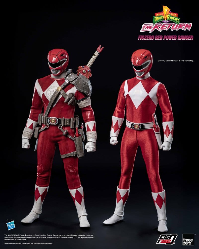 Mighty Morphin Power Rangers: The Return FigZero Actionfigur 1/6 Röd Power Ranger 31 cm