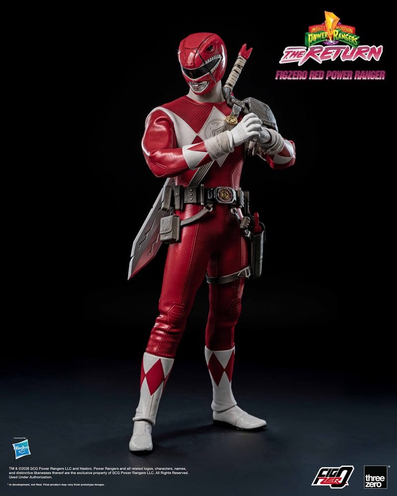 Mighty Morphin Power Rangers: The Return FigZero Actionfigur 1/6 Röd Power Ranger 31 cm