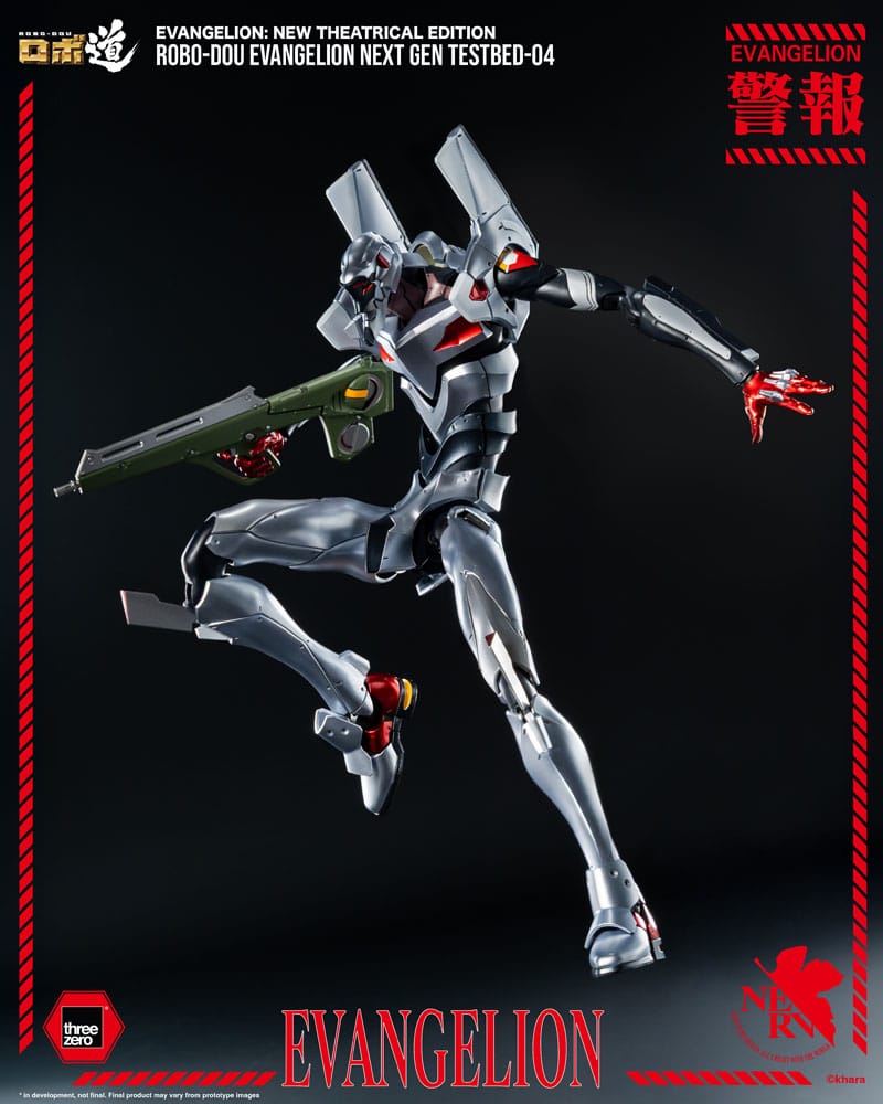 Evangelion: Ny Teaterutgåva Robo-Dou Action Figur Evangelion Testbed-04 25 cm ThreeZero